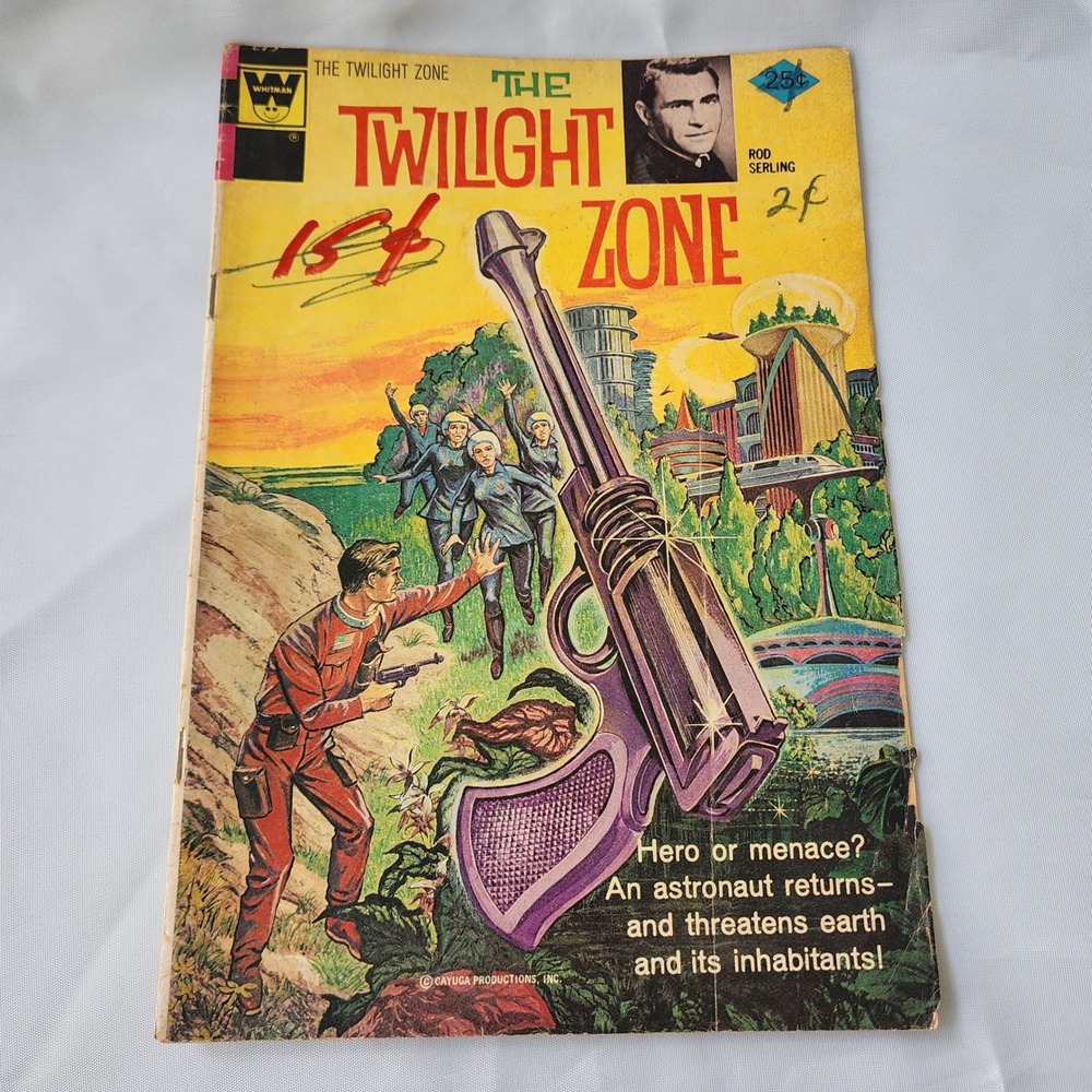 The Twilight Zone Comic Book Whitman 1967 Rod Serling Sci-Fi Collectible